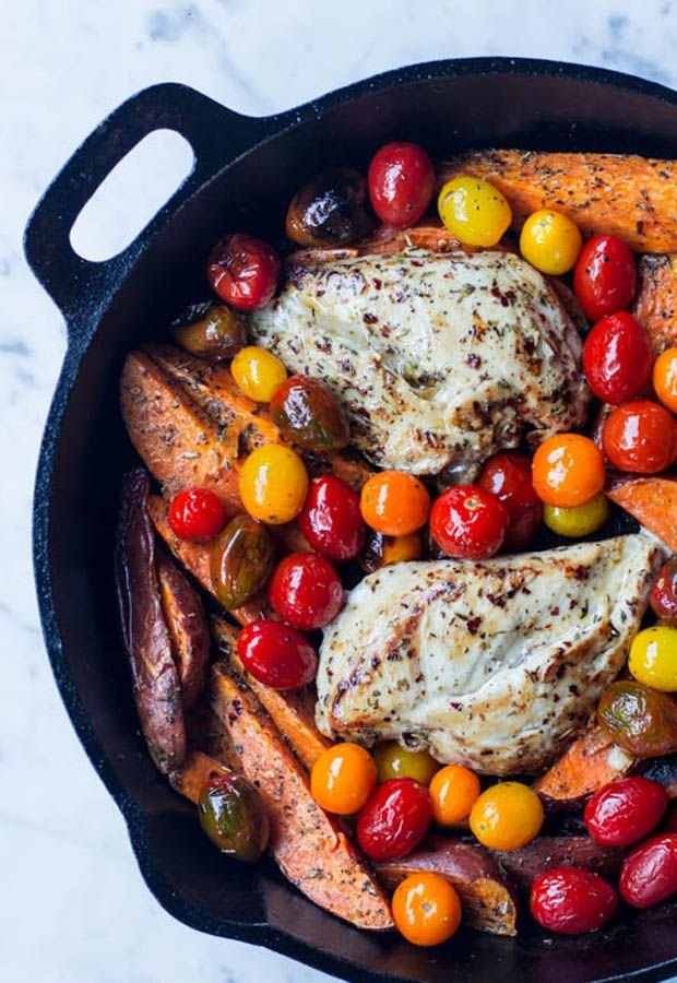 Paleo Chicken Sweet Potatoes