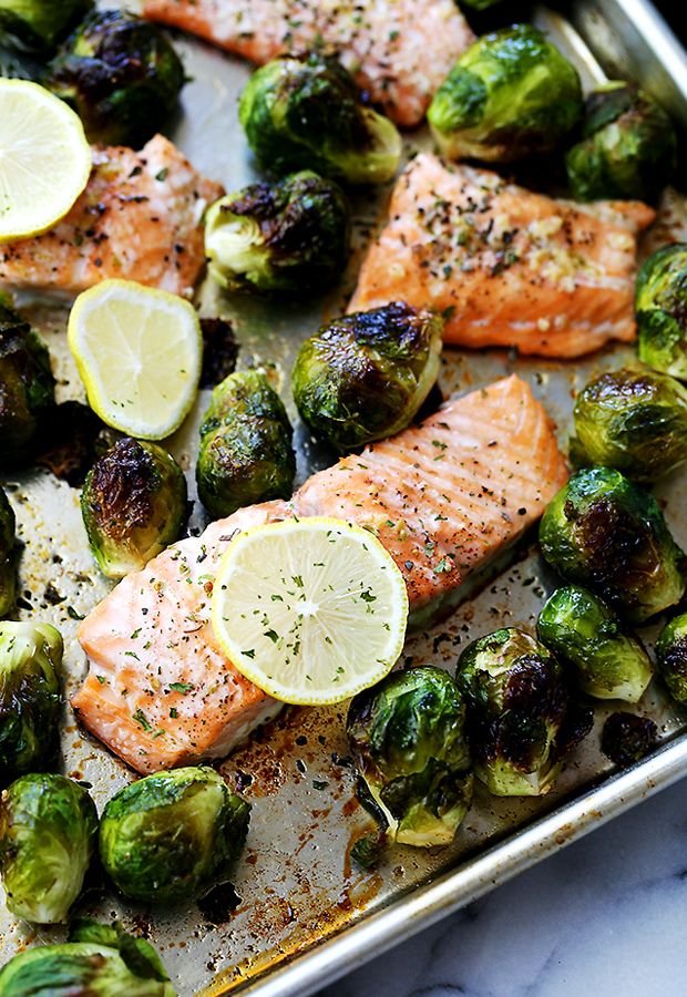 Sheet Pan Roasted Salmon