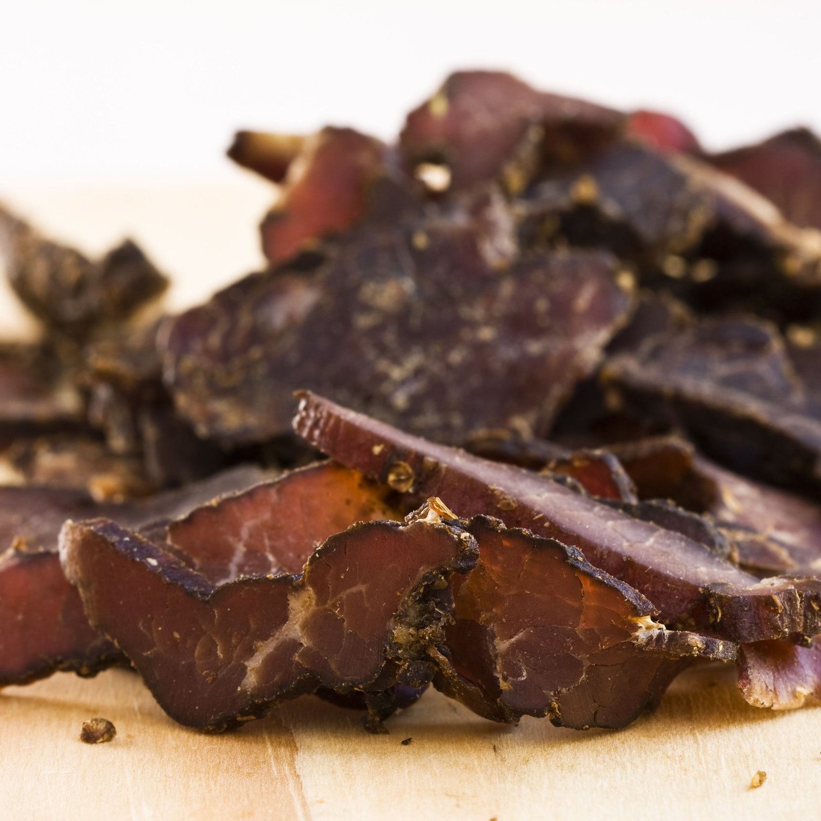 biltong jerky sliced