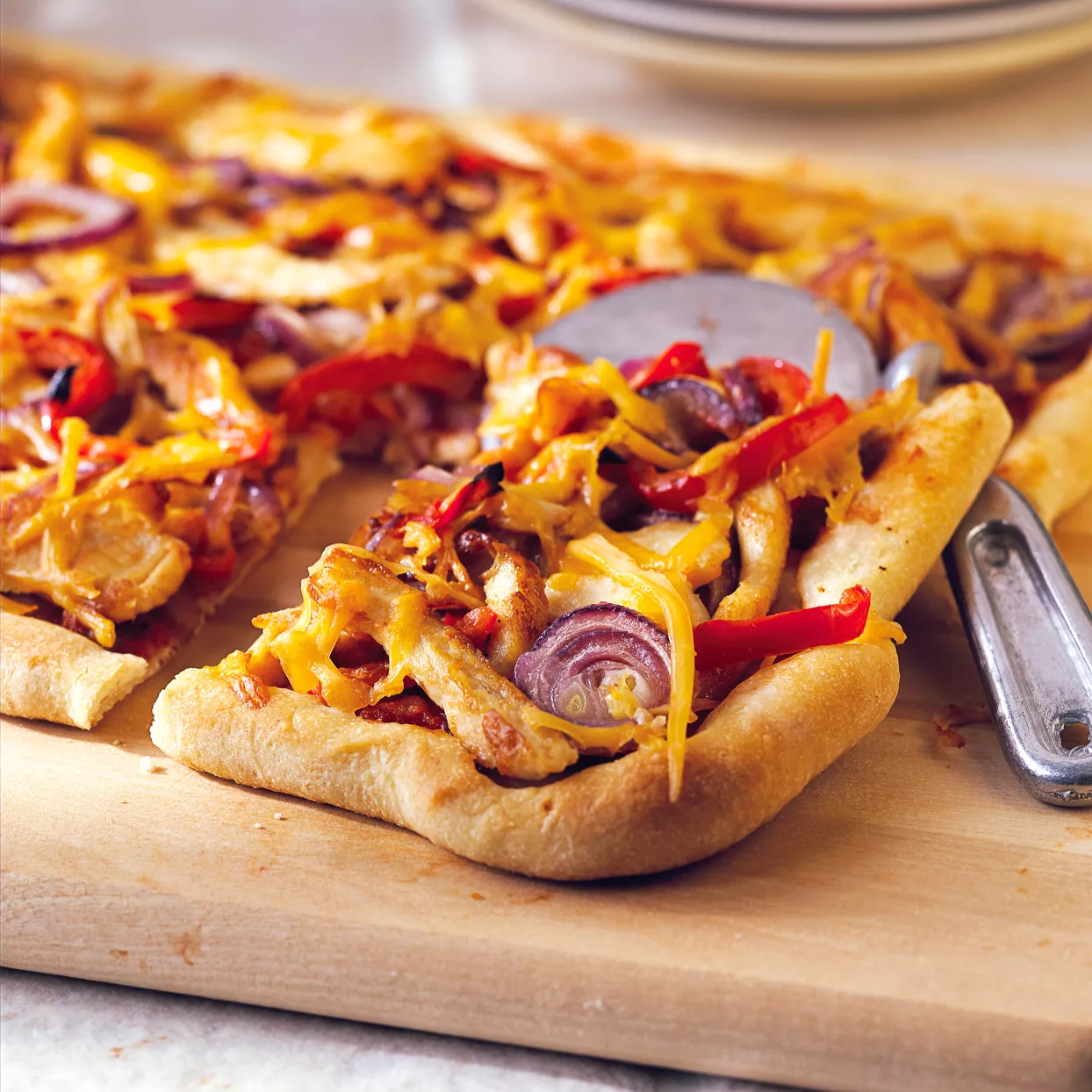Chicken Pizza with a Kick