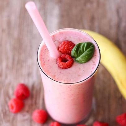 banana raspberry smoothie