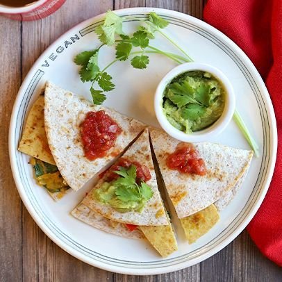 vegan breakfast quesadilla